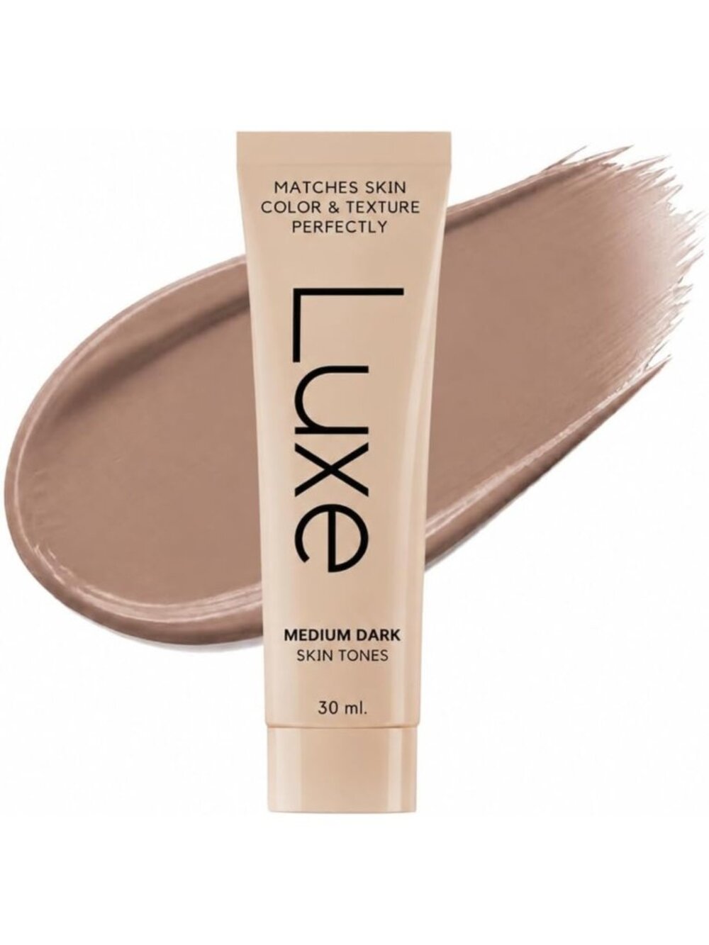 Color Changing Foundation - Luxe Medium Dark, Flawless Finish, Long-Lasting Glow